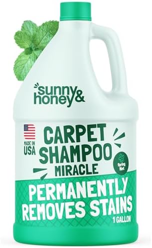 Sunny & Honey Carpet Cleaner Shampoo Solution for Machines, 1 Gal Mint by SunnyHoney