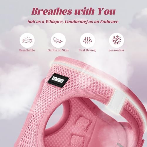 No Pull Dog Puppy Harness and Leash Set Reflective Mesh Vest Small - Image 3