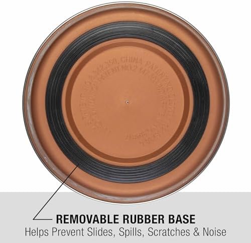 Loving Pets Bella Dog Bowls- Stainless Steel Dog & Cat Bowls - Spill Proof Dog Food Bowl, Cat Bowl, Puppy Essentials & Pet Supplies Great for Home & Travel (Large 35-65 lbs, Copper) - Image 3
