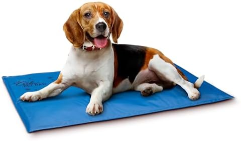 K&H Dog Cooling Mat, Coolin' Pet Pad - X-Large 38x27in Chill Blue by KHPetProducts