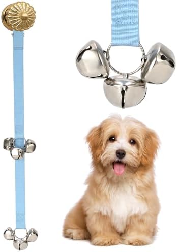 Luckyiren Dog Door Bell for Potty Training/to Go Outside, Hanging Puppy Bells for Puppies Doggy Doggie Poochie Pooch Pet Cat, Length and Height Randomly Adjustable by Luckyiren