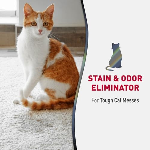 Nature’s Miracle Advanced Cat Stain & Odor Eliminator, Severe Mess, 1 gal - Image 3