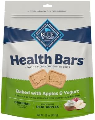 Blue Buffalo Health Bars Apples & Yogurt Mini Dog Biscuits, 32 oz by BlueBuffaloCompanyLtd