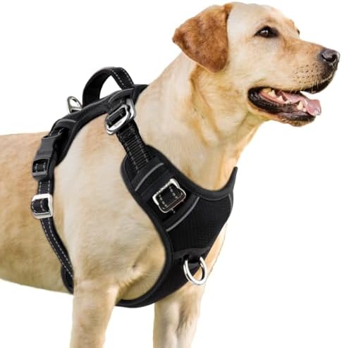 BARKBAY Dog Harness for Medium Sized Dog No Pull Dog Vest ID Tag Pocket by BARKBAY