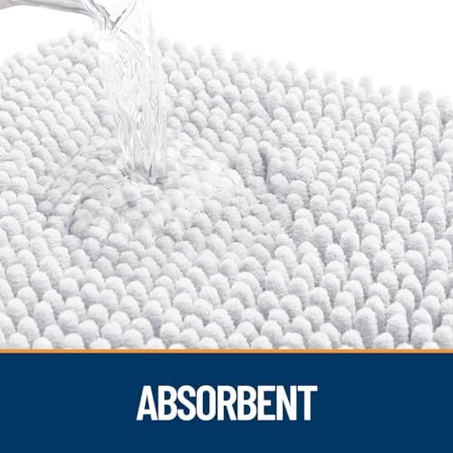 OLANLY Dog Door Mat for Muddy Paws 47x32, Super Absorbent Chenille Mud Mat - Image 3