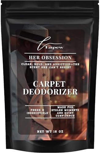 Lapew Her Obsession Carpet Deodorizer Powder - Pet Safe Freshener for Vacuuming | Scented Odor Eliminator for Home | 16 oz by Lapew