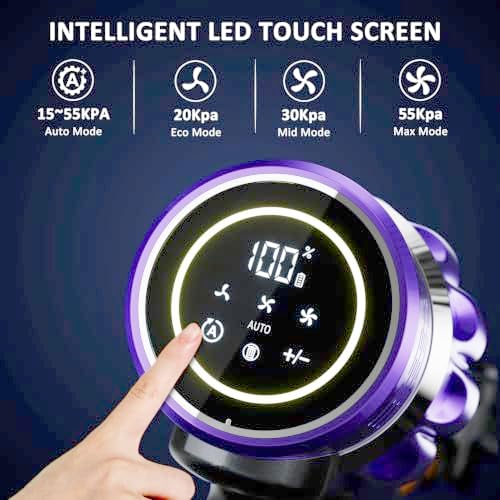 Cordless Vacuum Cleaner, 55KPA Powerful Stick Vacuum for Home, 70Min - Image 2