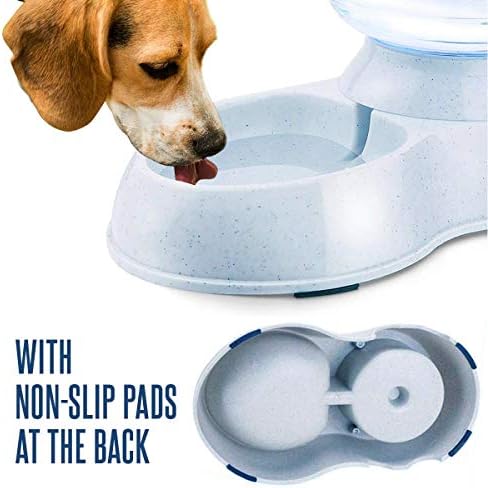 Zento Deals Automatic Self-Dispensing Pet Feeder Premium Quality Replenish Eating Bowl Storage Container Self Feeding Gravity 3.5 liters (a-Waterer) - Image 4