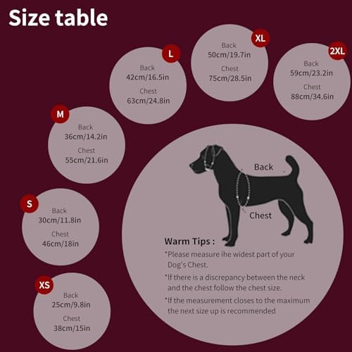 Warm Dog Winter Coat, Fashion Pet Cold Weather Jacket with Built-in Harness, Reflective & Adjustable Comfortable Pet Vest, Windproof Apparel for Small Medium Large Dogs (Purple) - Image 2