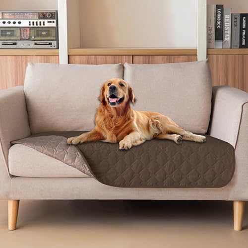 gogobunny Waterproof Loveseat Cover, Reversible Dog Cat Blanket for Couch by gogobunny