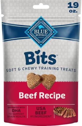 Blue Buffalo Bits Beef Training Treats, 19 oz by BlueBuffaloCompanyLtd