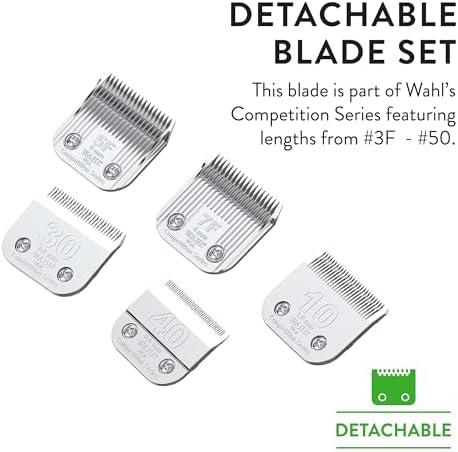 Wahl Professional Animal 50 Ultra Surgical Competition Series Detachable Blade with 1/64-Inch Cut Length (2350-100) - Image 3