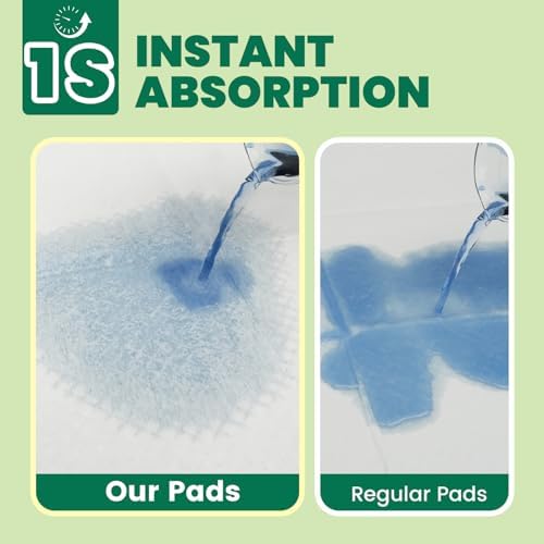 IMMCUTE Heavy Duty Puppy Pee Pads 22"x23"-100 Count | Dog Pee Training Pads Super Absorbent & Leak-Proof | Disposable Pet Piddle and Potty Pads for Puppies | Dogs | Doggie| Cats | Rabbits - Image 4