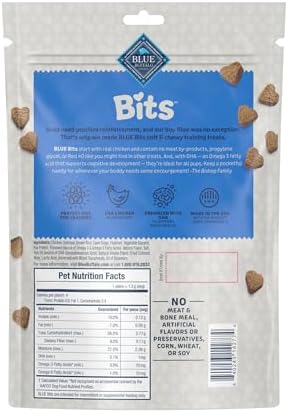 Blue Buffalo Bits Soft Dog Treats for Training, Made with Natural Ingredients & Enhanced with DHA, Chicken Recipe, 19-oz Bag (Pack of 4) - Image 3