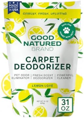 Good Natured Brand Carpet Deodorizer & Pet Odor Eliminator Powder, 31oz by GoodNaturedBrand
