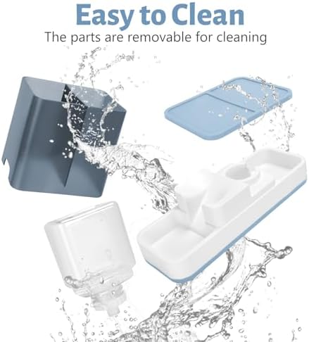 Yummy Sam Automatic Small Pet Feeder and Water Dispenser, Blue - Image 6