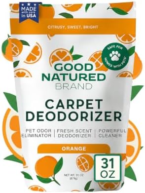 Good Natured Brand Carpet Deodorizer & Pet Odor Eliminator Powder, 31oz by GoodNaturedBrand