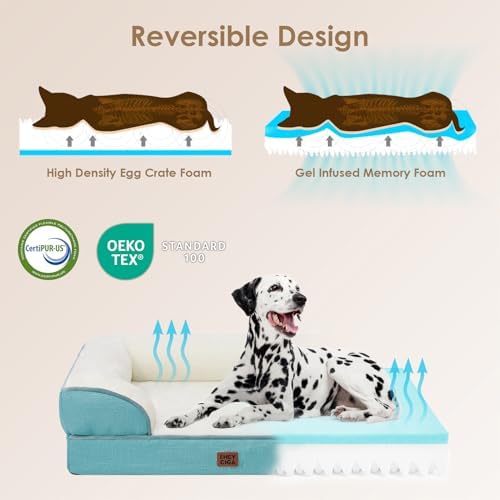 EHEYCIGA Orthopedic Small Dog Bed, Waterproof Memory Foam Washable Pet Beds - Image 4