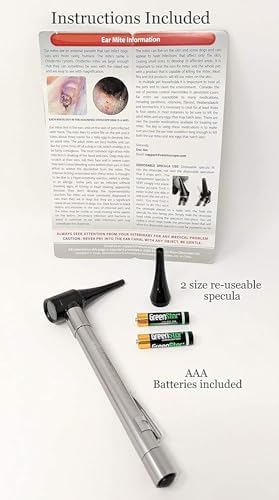 Dr Mom Pocket Veterinary LED Otoscope Otoscopes - Pocket Vet Otoscope - Image 5