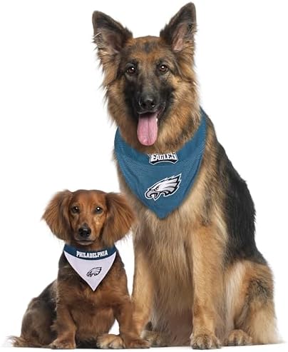 Pets First NFL Philadelphia Eagles Reversible Bandana Size XX-Large for Dogs & Cats. 2 Sided Sports Bandana, Premium Embroidery Team Logo, Many NFL Teams Available - Image 4