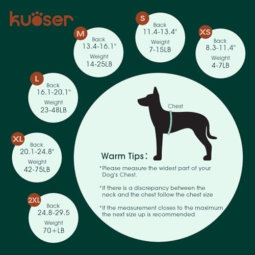Kuoser Dog Recovery Suit, Female Male Spay Neuter Surgery Suit, Elephant,XS - Image 6