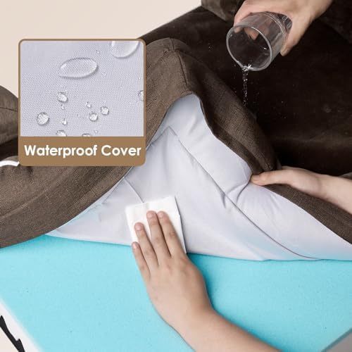 EHEYCIGA Orthopedic XXL Dog Bed, Waterproof Washable XL Big Pet Bed 52" - Image 3