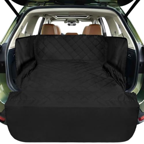 F-color SUV Cargo Liner for Dogs - Trunk Cover with Bumper Flap Protector by F-color