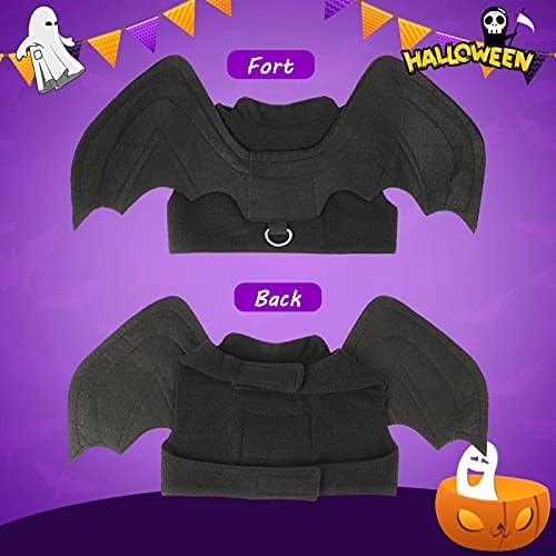 Rypet Dog Halloween Costume, Halloween Bat Wings for Small Dogs Cats, Large - Image 2