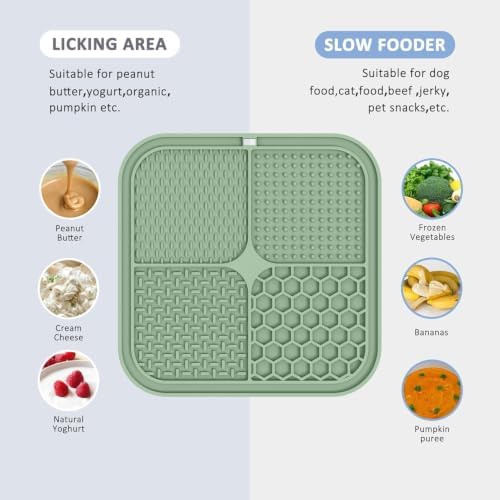 ChefAide 2 Pack Lick Mat for Dogs, Cats & Puppies with Suction Cups - Image 3