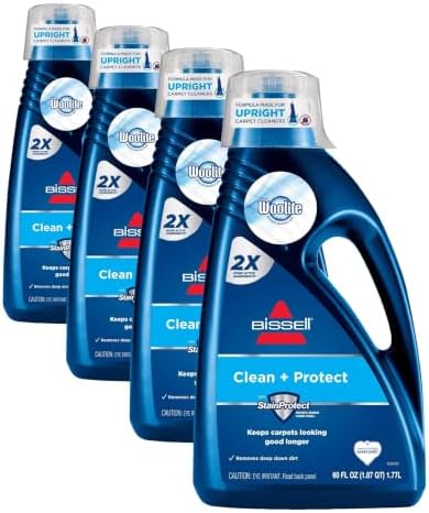 BISSELL GDM HOME 62E5A 2X Concentrated Deep Clean & Protect Full Size Machine Formula, 60 Fl Oz (Pack of 4) by BISSELL