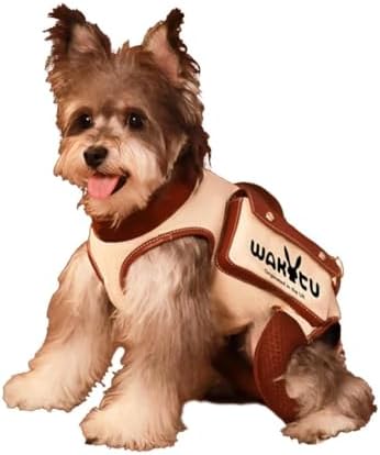 Wakytu Dog Lift Harness Dog Carrier VES Harness Adjustable Leash with Small Puppy Treat Bag,Fits Most Cars,L by Petshome