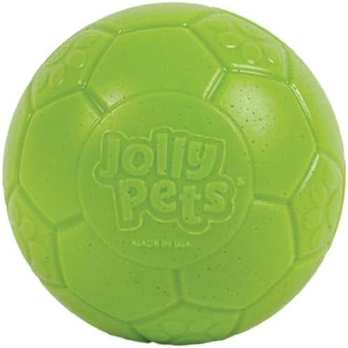 Jolly Pets Large Jolly Soccer Ball Floating-Bouncing Dog Toy; 8" Green Apple by JollyPets