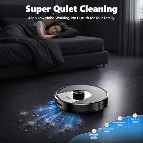 Tikom Robot Vacuum and Mop Combo, 6000Pa Automatic Robotic Vacuum Cleaner - Image 7