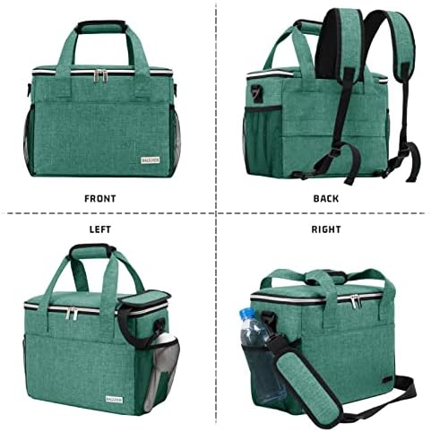 BAGLHER Dog Travel Bag Backpack Pet Supplies Backpack Pet Accessories Storage Bag 5-Piece Set With Shoulder Strap 2 Lined Pet Food Containers 2 Foldable Feeding Bowls Essential Kit for Pet travel - Image 2
