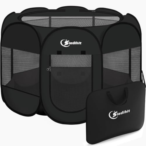 Siedihit Dog Playpen Tent Crate Cage Indoor Outdoor Extra Large by Siedihit