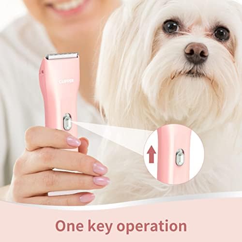 Dog Clippers,Quiet Washable USB Rechargeable Cordless Dog Grooming Kit,Electric Pets Hair Trimmers Shaver Shears for Dogs and Cats - Image 5
