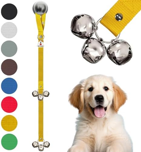 Caldwell's Pet Supply Co. Dog Potty Bells, Dog Bells to Go Outside, Hanging Dog Door Bell for Potty Training, Quality Bell for Dogs to Ring to Go Potty, Potty Bells for Dogs, New Puppy Training Tool by CaldwellsPetSupplyCo