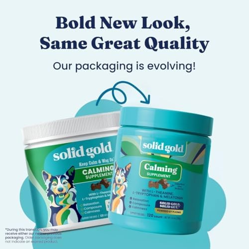 Solid Gold Calming Chews for Dogs with Melatonin for Storms & Travel, 120ct - Image 2
