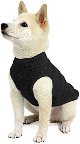 Gooby Stretch Fleece Vest Dog Sweater, Black, Medium - Image 4
