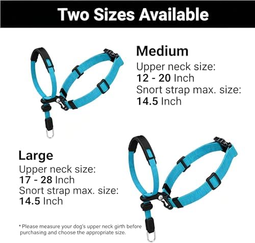 SVD.PET No-Pull Dog Headcollar for Easier Walks, Comfortable Silicone Snout Padding, Easy to Wear and Adjustable, Size M for Small & Medium Long Snout Dogs (Neck Girth 12-20”) - Image 5
