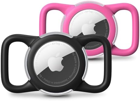 Waterproof AirTag Holder for Dog Collar, Soft Slide-On Dog AirTag Holder by WhoseID