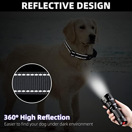Reflective Dog Collar, Compatible with AirTag, Nylon Pet Cat Puppy Collar for Small, Medium, Large, and Extra Large Dogs - Image 4