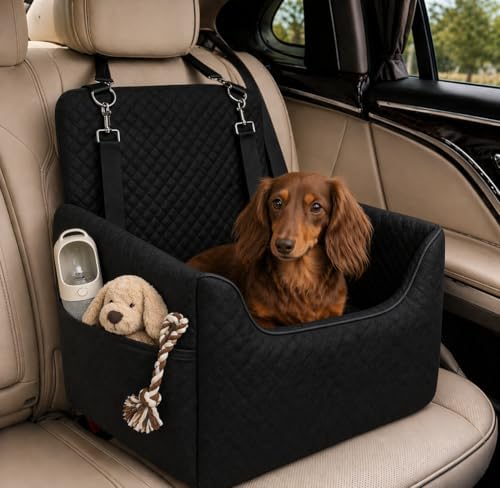 ALL GOOD PET SUPPLIES Dog Car Seat for Small/Medium Dogs Under 35lbs by AllGood