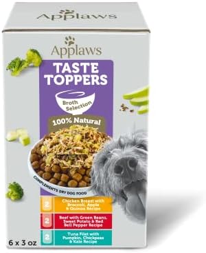 Applaws Taste Toppers Variety in Broth Wet Dog Food 6-Pack 3 oz Pouches by Applaws