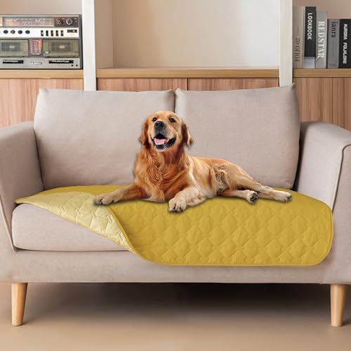 gogobunny Waterproof Loveseat Cover, Reversible Dog Cat Blanket for Couch by gogobunny