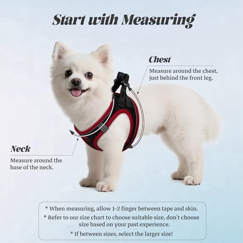 No Pull Dog Puppy Harness and Leash Set Reflective Mesh Vest Medium - Image 2