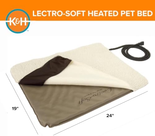 K&H Heating Pad, Lectro-Soft Outdoor Pet Bed, Safety Listed, 24x19in, 40W - Image 3