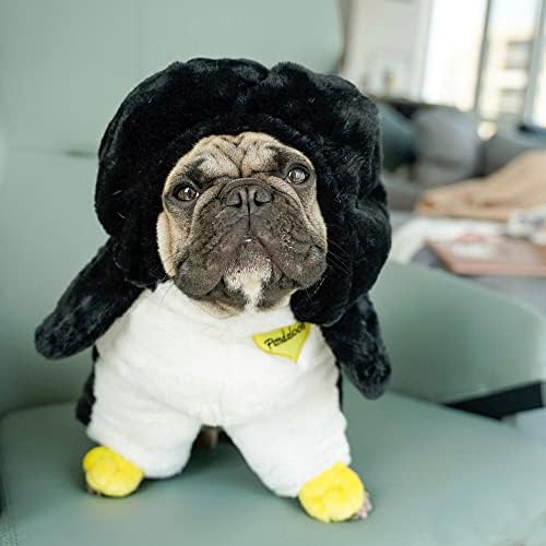 Pandaloon Dog Halloween Costume - As Seen on Shark Tank - Patented - Funny Costume with Arms for Small and Medium Dogs and Cats (Penguin, Size 3(17-19 in Height at TOP of Head,Girth<22 in)) by Pandaloon