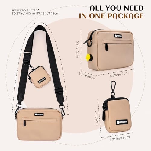 Dog Treat Pouch with Removable Small Pet Training Treat Pouches, Built-in Poop Bag Dispenser, Adjustable Shoulder Strap Cross Body Dog Walking Bag (Coffee) - Image 6
