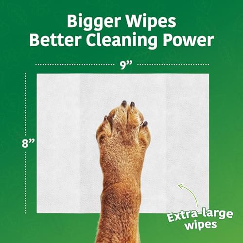 Inspire Naturals Pet Wipes for Dogs and Cats 100% Natural Plant Based with Organic Antioxidants, Dog Wipe Cleaning Deodorizing | Washcloths for Cats | Puppy Wipe for Paws and Butt (50ct - 1 Pack) - Image 4